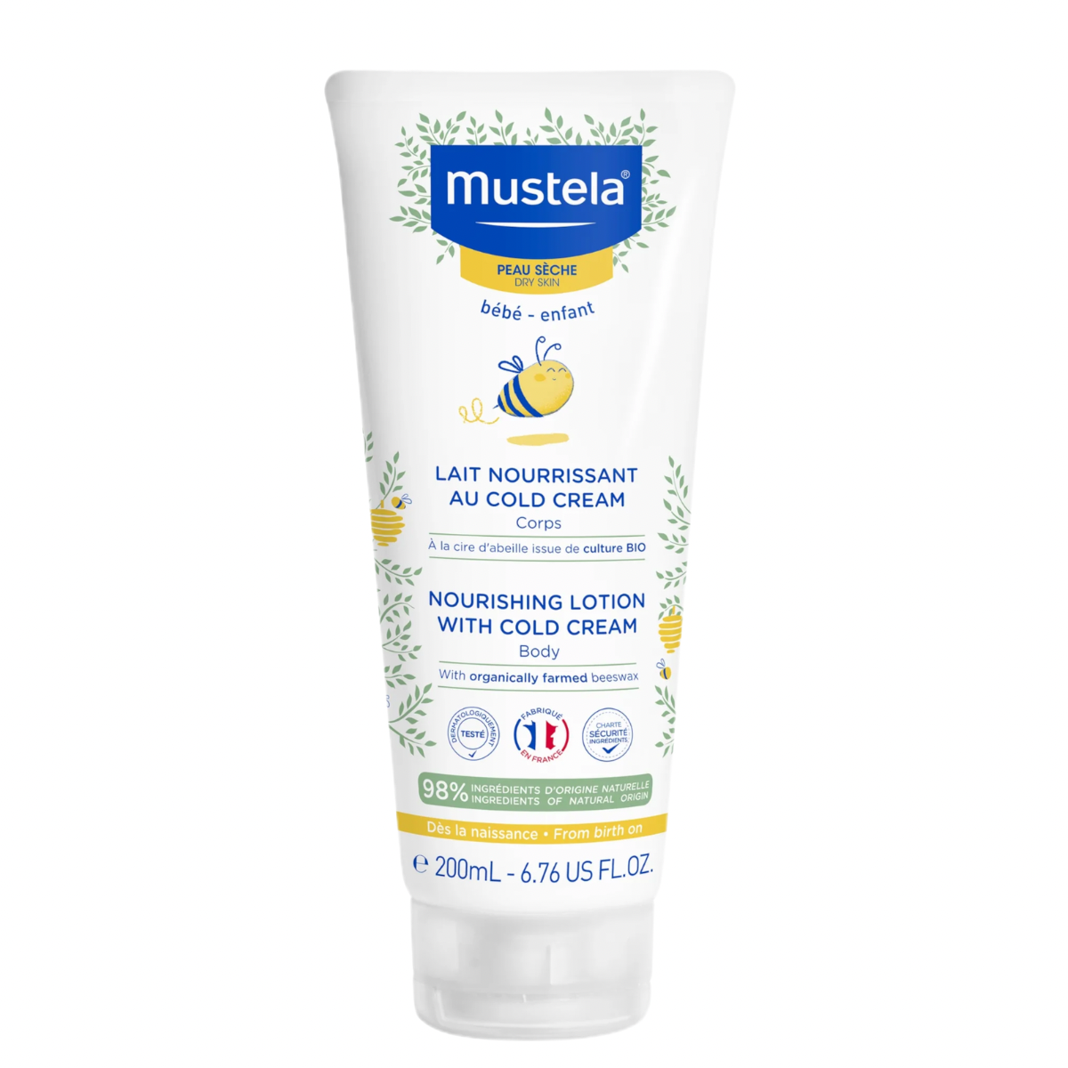 Mustela Nourishing Body Lotion With Cold Cream Tube 200ml